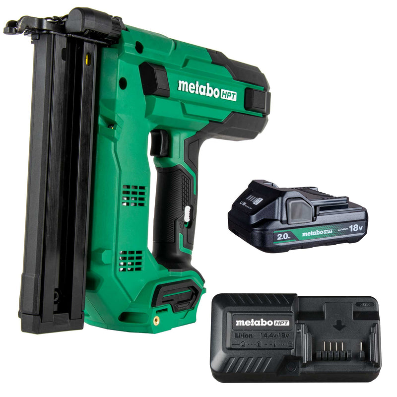18V MultiVolt™ 18-Ga 1-1/2" Narrow Crown Stapler (1 x 2.0Ah) | Metabo HPT N1804DB