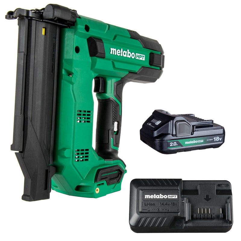 18V MultiVolt™ 18-Ga Compact Brad Nailer (1 x 2.0Ah) | Metabo HPT NT1850DG