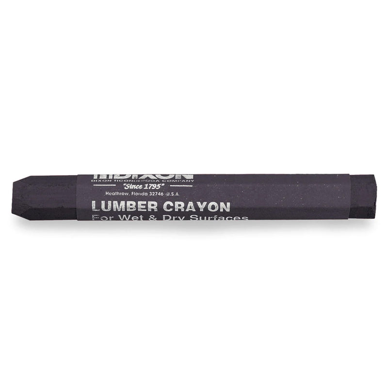 Dixon 49400 Lumber Marking Crayons, Black