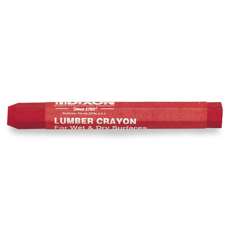 Dixon 52000 Lumber Marking Crayon, Red