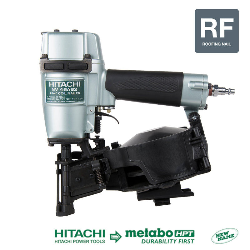 Metabo-HPT NV45AB2 1-3/4" Coil Roofing Nailer
