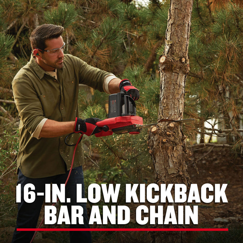 CRAFTSMAN Corded 16-Inch Electric Chainsaw (12 Amp) - Reconditioned