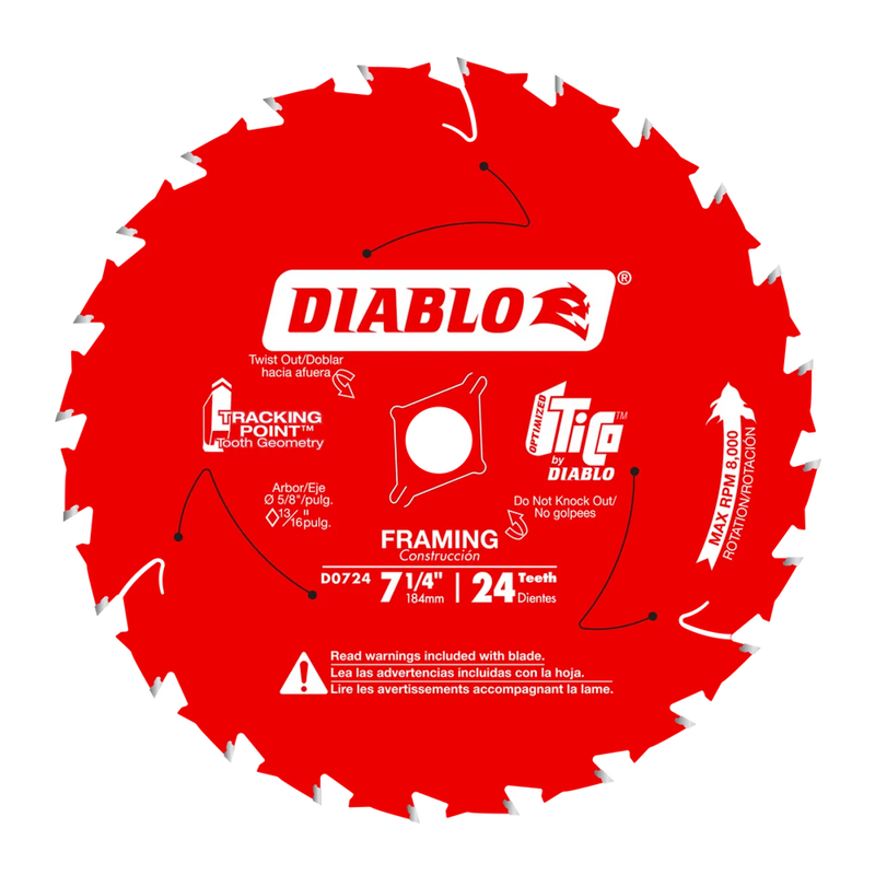 Diablo D0724A 7-1/4" Diablo Circular Saw Blade