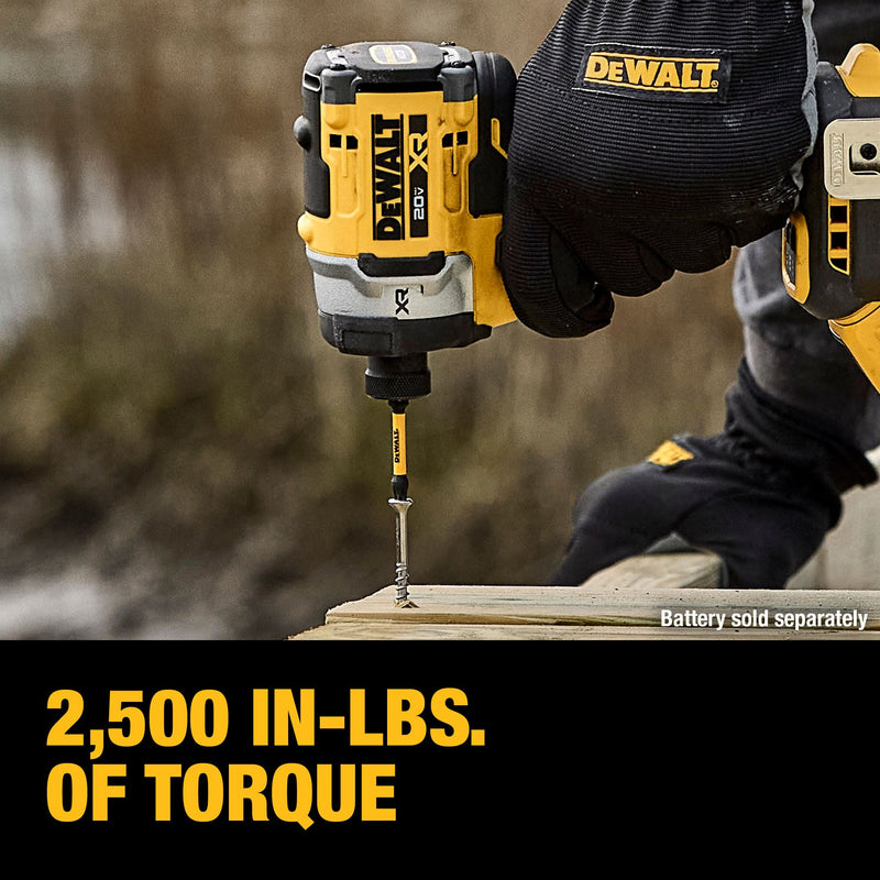 DEWALT 20V MAX* XR Brushless Cordless 3-Speed High Torque 1/4 in. Impact Driver (Tool Only) - Reconditioned