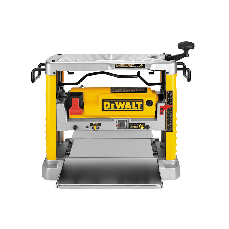 DEWALT 12-1/2-Inch (318mm) Corded Electric Thickness Planer with Three Knife Cutter-Head (15 Amp) - Reconditioned