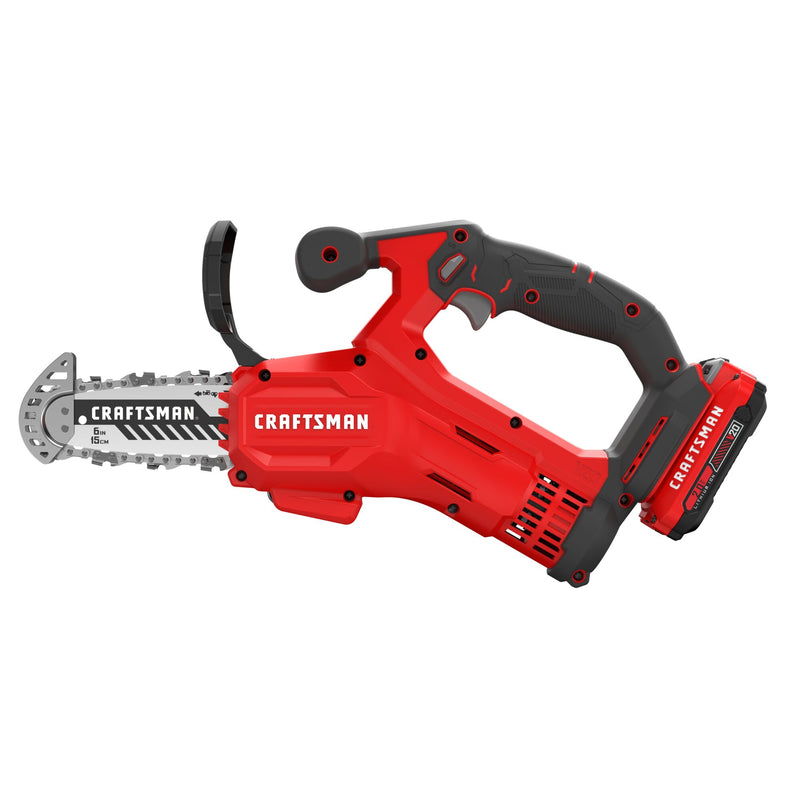CRAFTSMAN V20* Cordless 6-Inch Pruning Chainsaw Kit with (1) 2.0 Ah Battery and Charger - Reconditioned