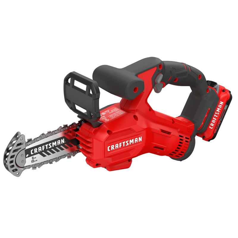 CRAFTSMAN V20* Cordless 6-Inch Pruning Chainsaw Kit with (1) 2.0 Ah Battery and Charger - Reconditioned