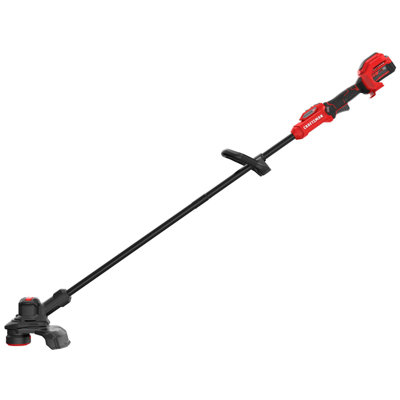 CRAFTSMAN V20* BRUSHLESS RP Cordless Adjustable String Trimmer with (1) 5.0ah Battery and Charger - Reconditioned