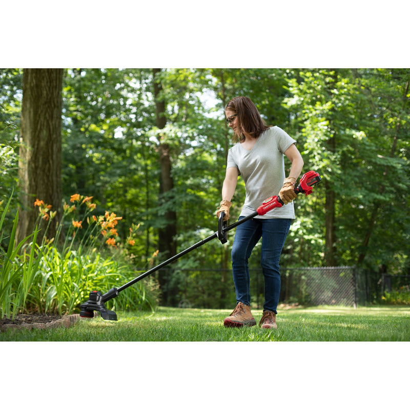CRAFTSMAN V20* BRUSHLESS RP Cordless Adjustable String Trimmer with (1) 5.0ah Battery and Charger - Reconditioned