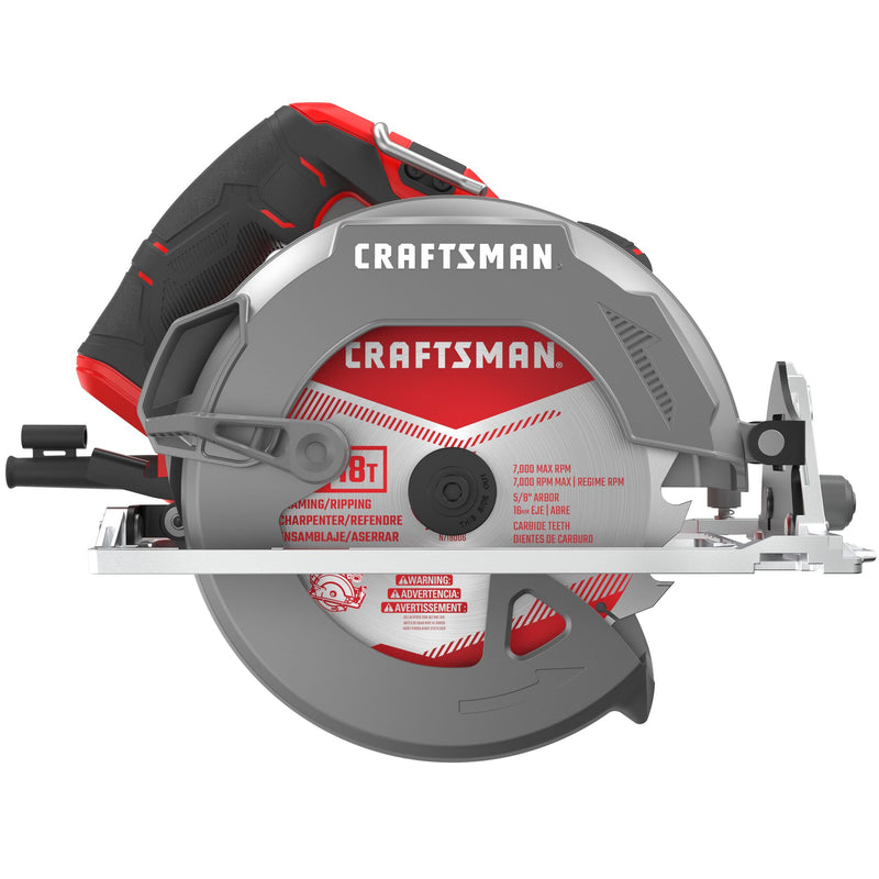 CRAFTSMAN Corded 7-1/4-Inch Electric Circular Saw (15 Amp) - Reconditioned