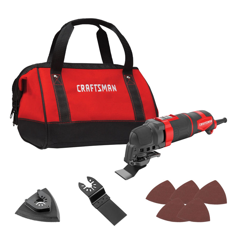CRAFTSMAN Corded Electric Oscillating Tool Kit (3 Amp) - Reconditioned