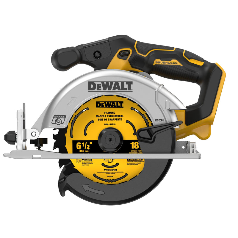 DEWALT 20V MAX* XR 6-1/2 in. Brushless Cordless Circular Saw (Tool Only) - Reconditioned