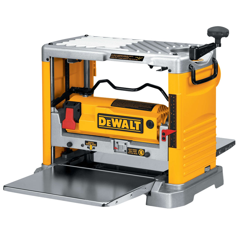 DEWALT 12-1/2-Inch (318mm) Corded Electric Thickness Planer with Three Knife Cutter-Head (15 Amp) - Reconditioned