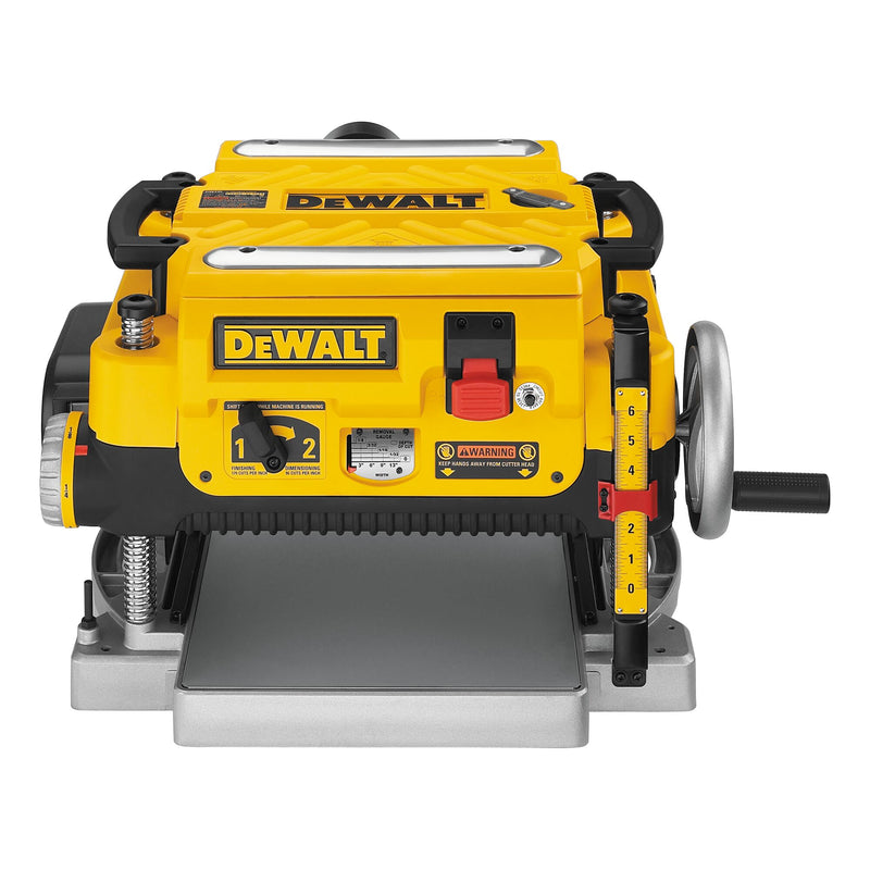 DEWALT 13-Inch (330mm) Corded Electric Three Knife, Two Speed Thickness Planer (15 Amp) - Reconditioned