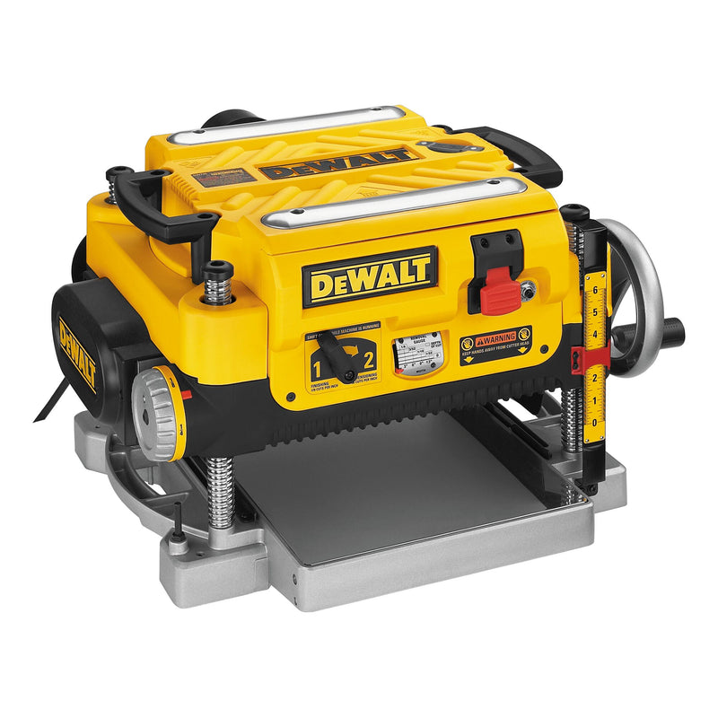 DEWALT 13-Inch (330mm) Corded Electric Three Knife, Two Speed Thickness Planer (15 Amp) - Reconditioned