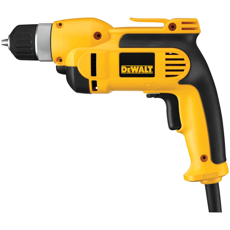 DEWALT 3/8 in. (10mm) VSR Pistol Grip Drill with Keyless Chuck Kit - Reconditioned