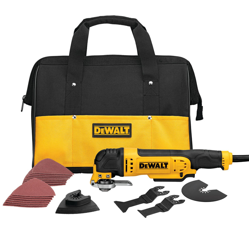 DEWALT Oscillating Multi-Tool Kit, Yellow - Reconditioned