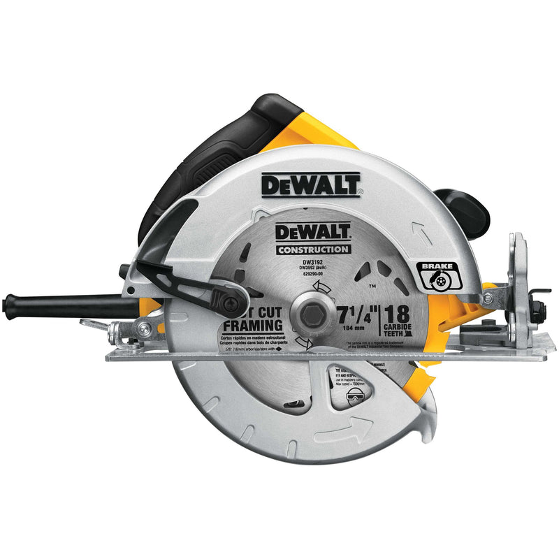 DEWALT 7-1/4 in. Lightweight Circular Saw With Contractor Bag (Tool Only) - Reconditioned