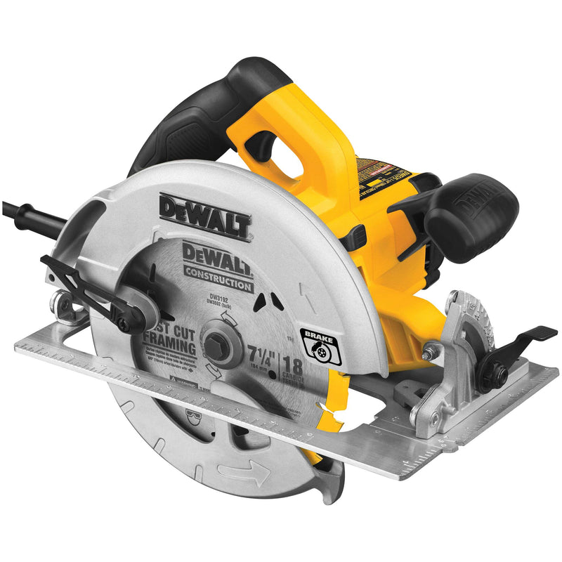 DEWALT 7-1/4 in. Lightweight Circular Saw With Contractor Bag (Tool Only) - Reconditioned