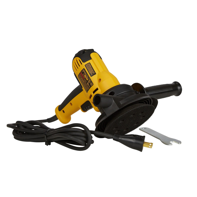 DEWALT Rotary Sander, Variable Speed, Dust Shroud, 5-Inch - Reconditioned