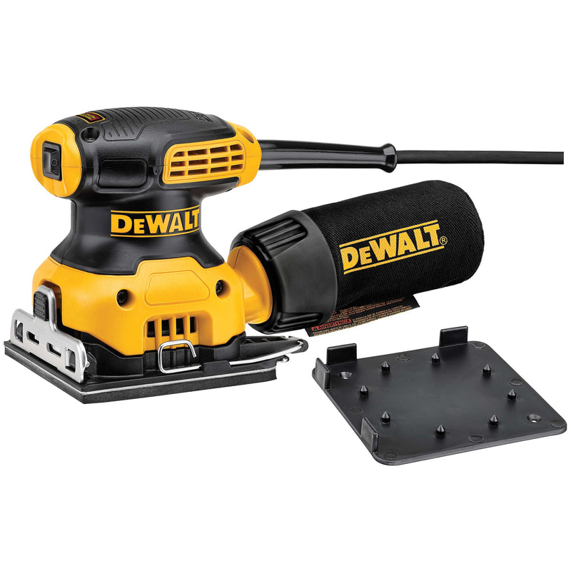 DEWALT 1/4-Inch (6.4mm) Corded Electric Sheet Palm Grip Sander - Reconditioned