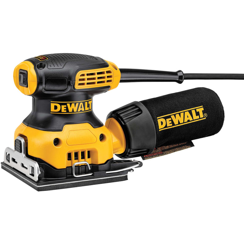 DEWALT 1/4-Inch (6.4mm) Corded Electric Sheet Palm Grip Sander - Reconditioned