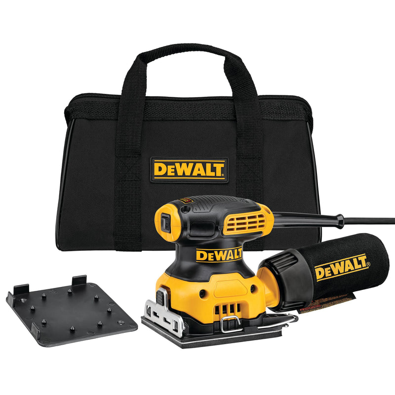 DEWALT Electric Sander, 1/4-Inch Sheet, Orbital - Reconditioned