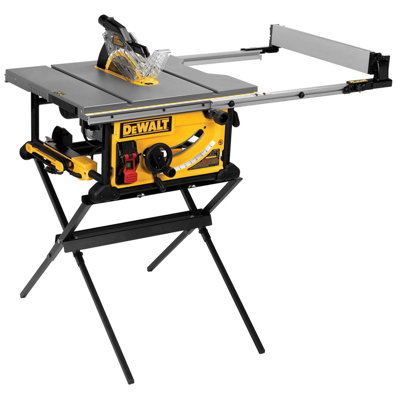 DEWALT 10 in. Jobsite Table Saw and Rolling Stand - Reconditioned