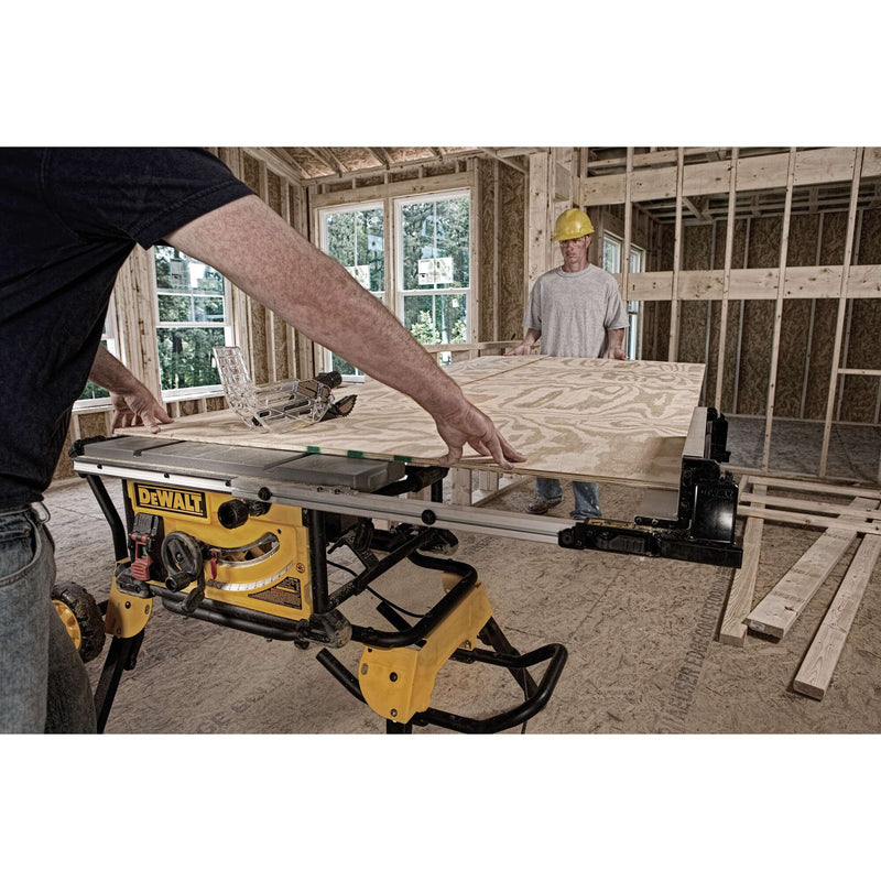 DEWALT 10 in. Jobsite Table Saw and Rolling Stand - Reconditioned