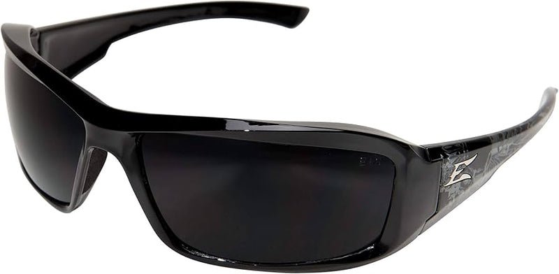 Edge Eyewear TXB216-A1 Brazeau Apocalypse Black & Green Warrior Frame / Polarized Smoke Lens