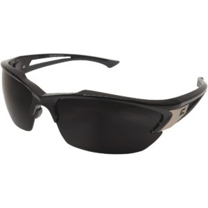 Edge Khor SDK116 Non-Polarized Unisex Safety Glasses, Smoke Black Lens