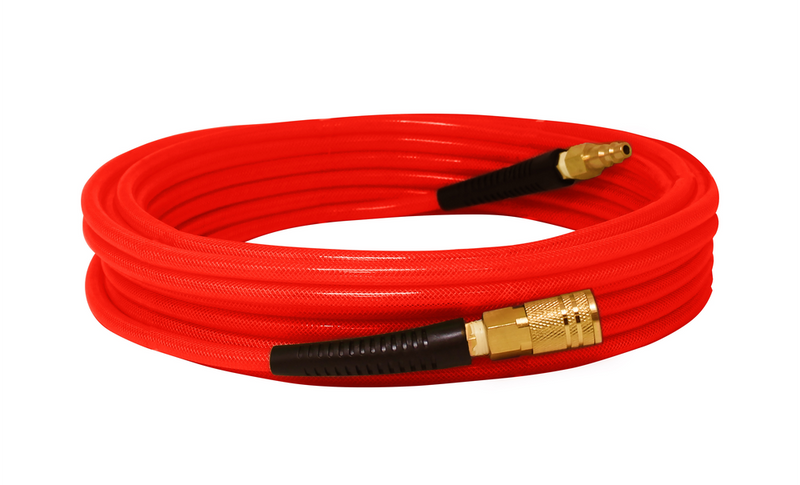 Spot Nails HP14100CPR 1/4" x 100 Red Polyurethane Air Hose