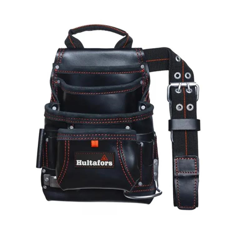 Hultafors HT5433 Carpenter's Nail and Tool Bag, 11-Pocket, Leather