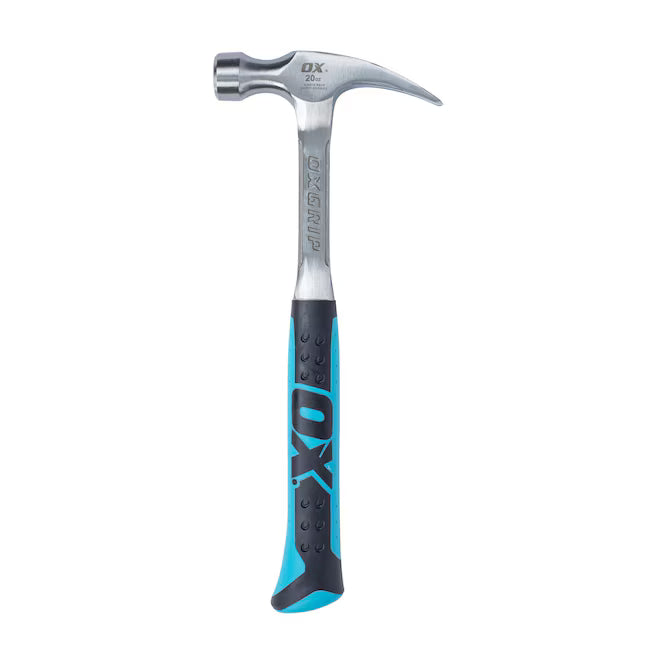 Ox Tools OX-P082920 Pro 20oz Straight Claw Steel Hammer