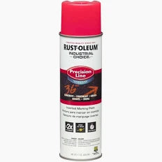 Rustoleum 1861838 Inverted Marking Spray Paint, Fluorescent Pink