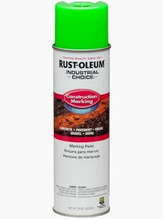 Rustoleum 203032 Inverted Marking Spray Paint, Fluorescent Green
