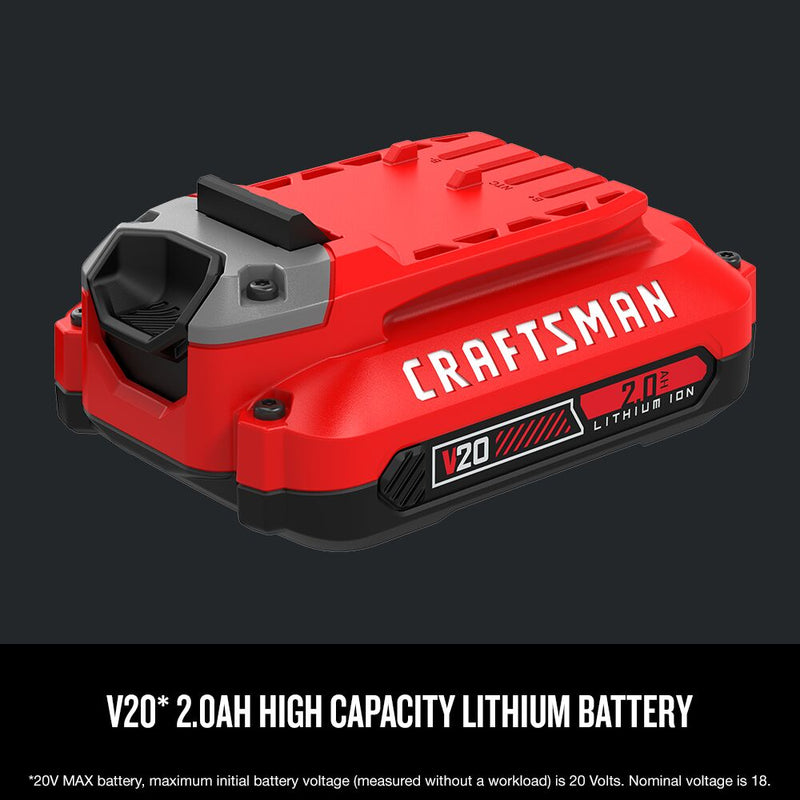CRAFTSMAN V20* 2.0 Ah Lithium Ion Battery - Reconditioned