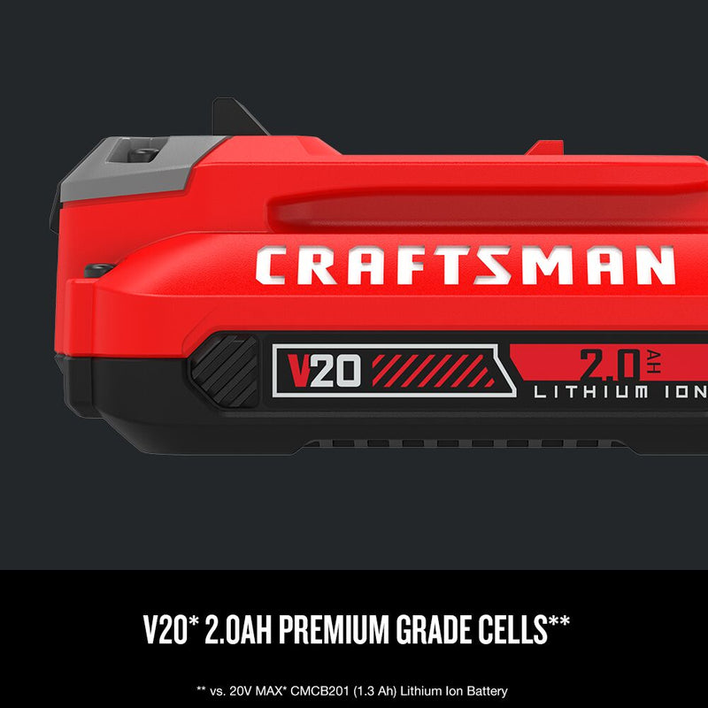 CRAFTSMAN V20* 2.0 Ah Lithium Ion Battery - Reconditioned