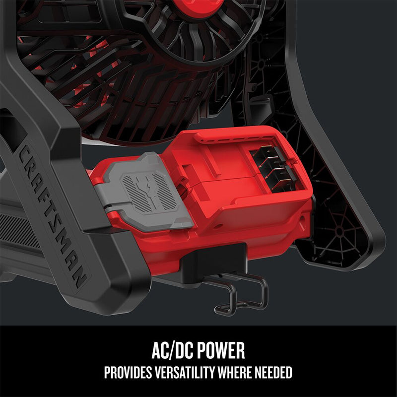 CRAFTSMAN V20 Cordless 3-Speed Jobsite Fan (Tool Only) - Reconditioned