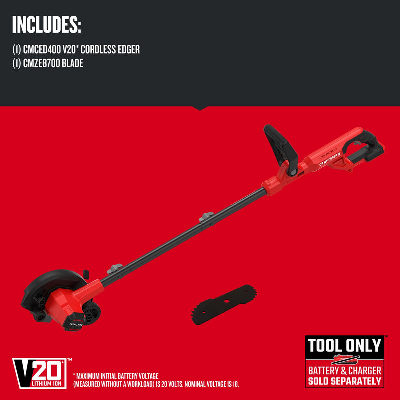 CRAFTSMAN V20* Cordless Edger (Tool Only) - Reconditioned