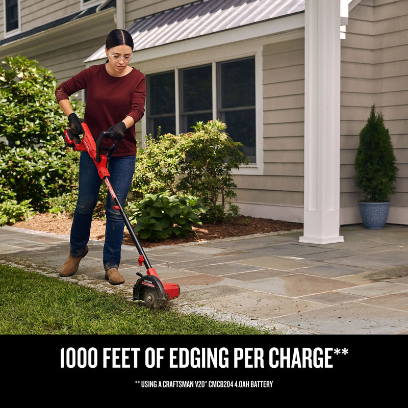 CRAFTSMAN V20* Cordless Edger (Tool Only) - Reconditioned