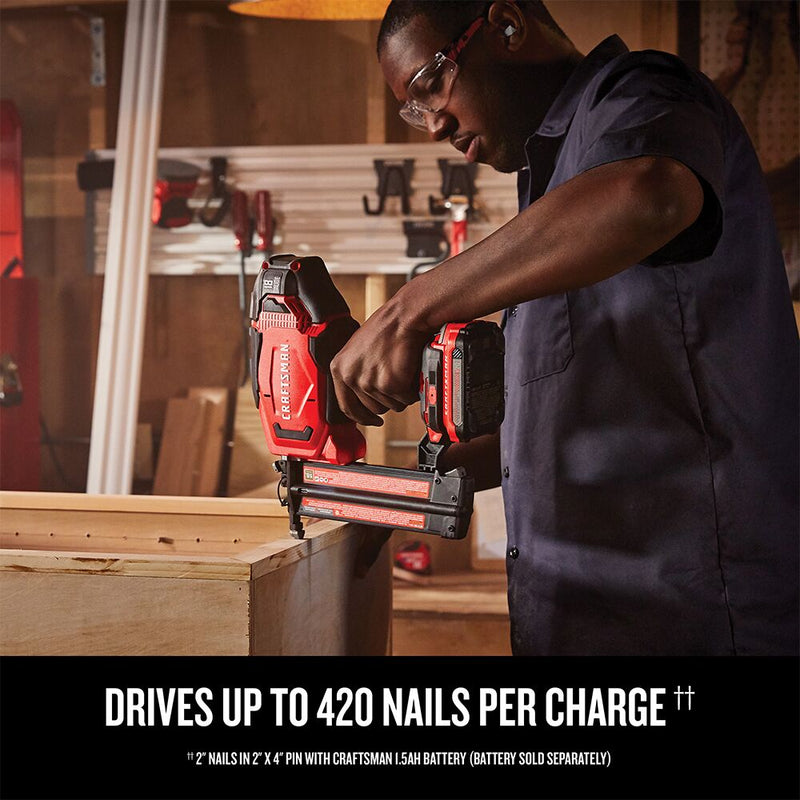 CRAFTSMAN V20* Cordless Brad Nailer (Tool Only) - Reconditioned