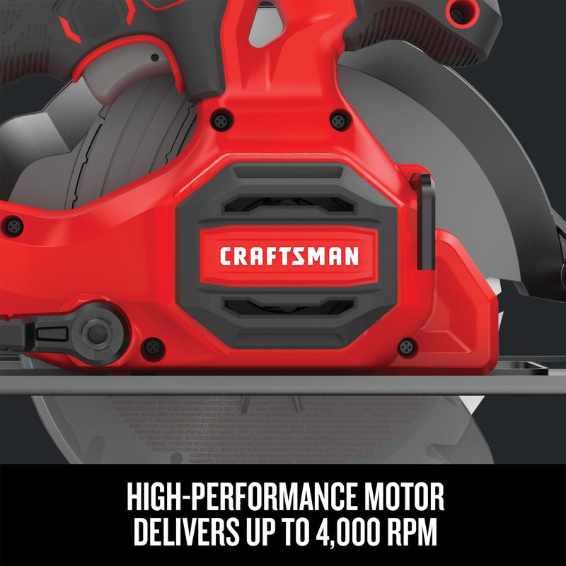 CRAFTSMAN V20* Cordless 6-1/2-Inch Circular Saw (Tool Only) - Reconditioned