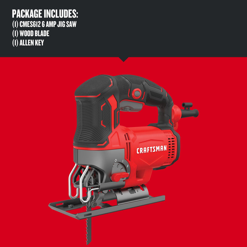 CRAFTSMAN Corded Electric Jig Saw (6 Amp) - Reconditioned
