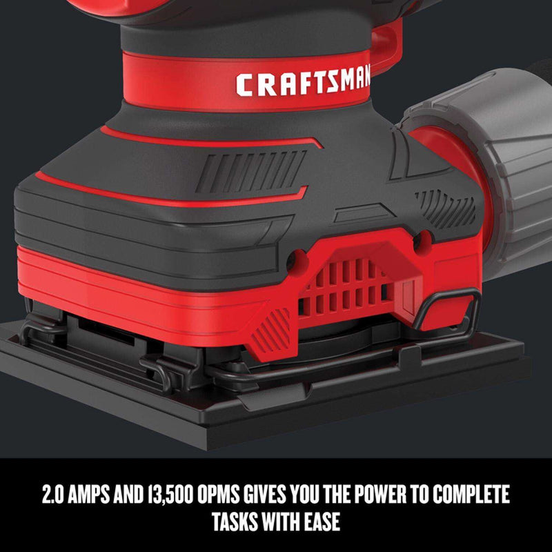 CRAFTSMAN Corded 1/4-Inch Electric Sheet Sander (2 Amp) - Reconditioned