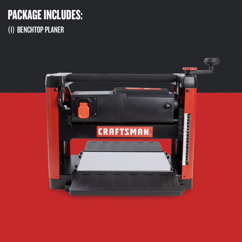 CRAFTSMAN Corded Electric Thickness Planer (15 Amp) - Reconditioned