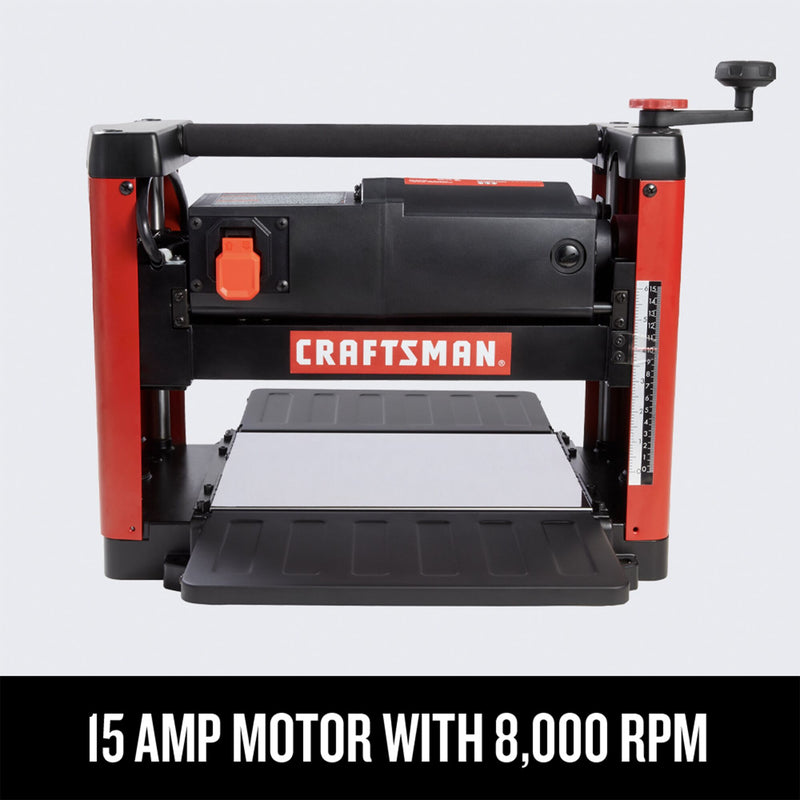 CRAFTSMAN Corded Electric Thickness Planer (15 Amp) - Reconditioned