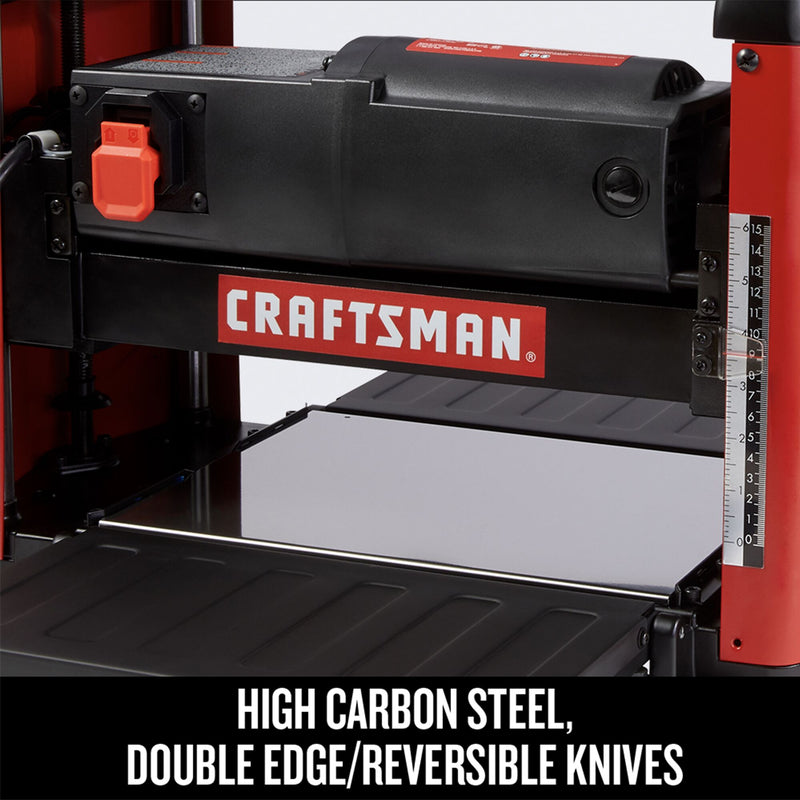 CRAFTSMAN Corded Electric Thickness Planer (15 Amp) - Reconditioned