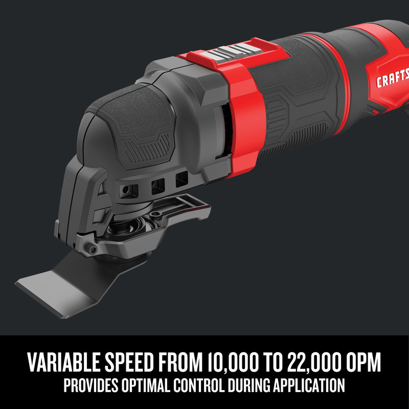 CRAFTSMAN Corded Electric Oscillating Tool Kit (3 Amp) - Reconditioned