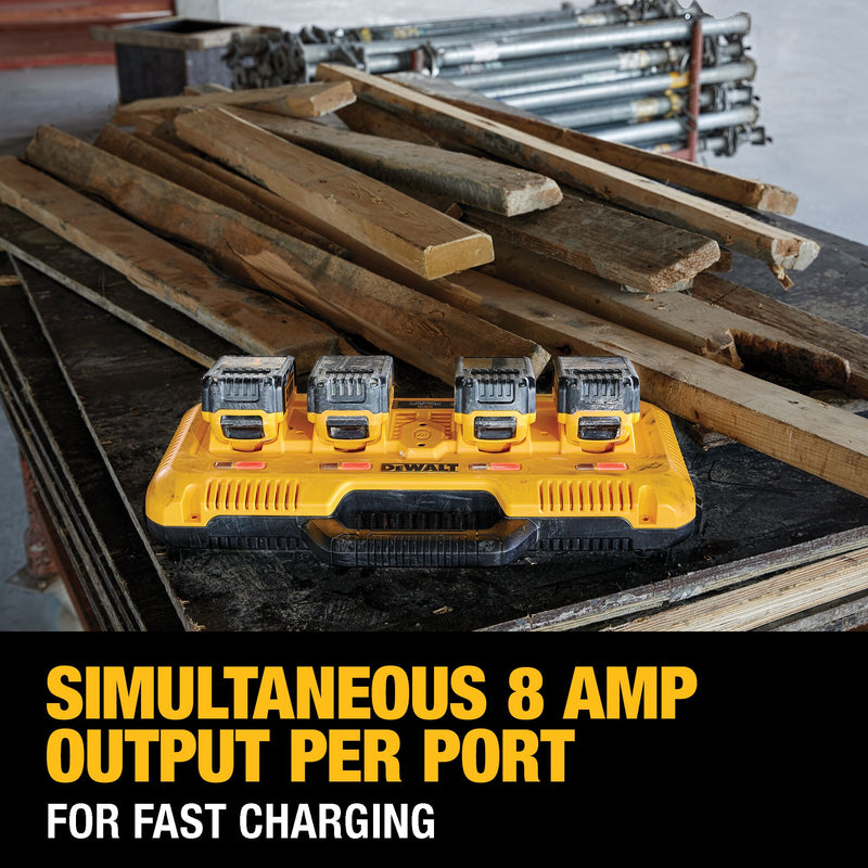 DEWALT 12V/ 20V/ 60V MAX* Multiport Simultaneous Fast Charger - Reconditioned